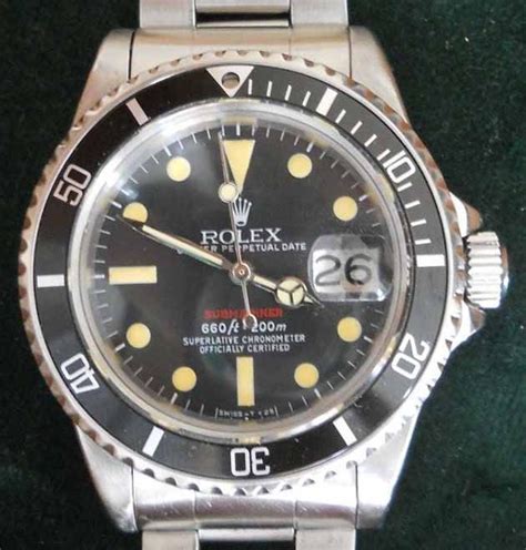 Rolex Submariner Date SCRITTA ROSSA .